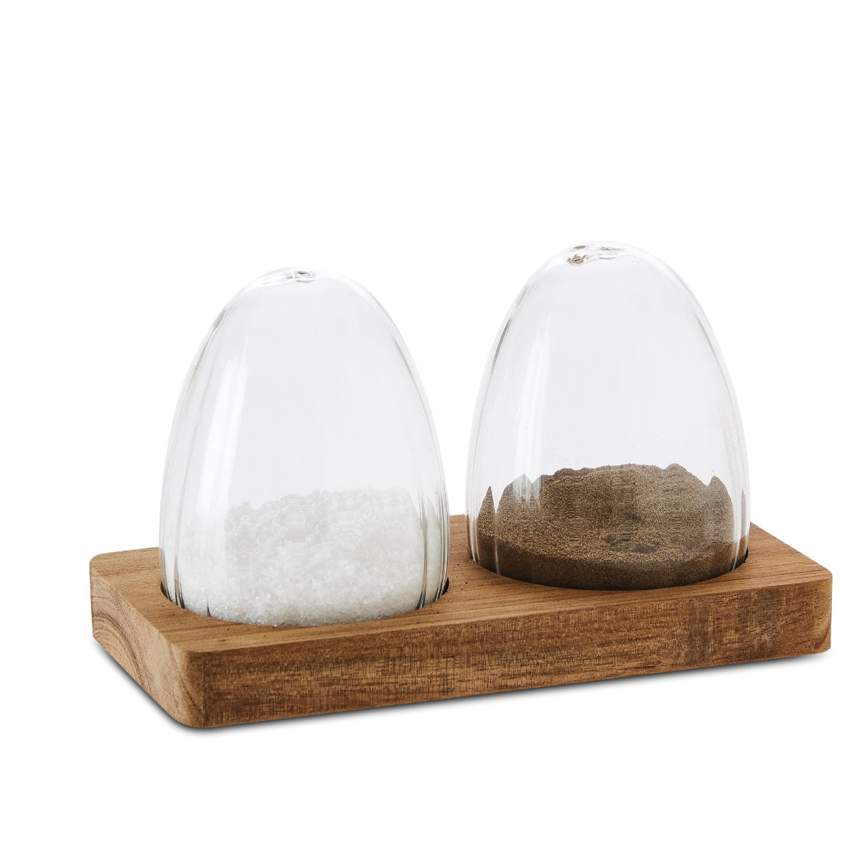 Andrea House Cocina salière poivrière verre bois