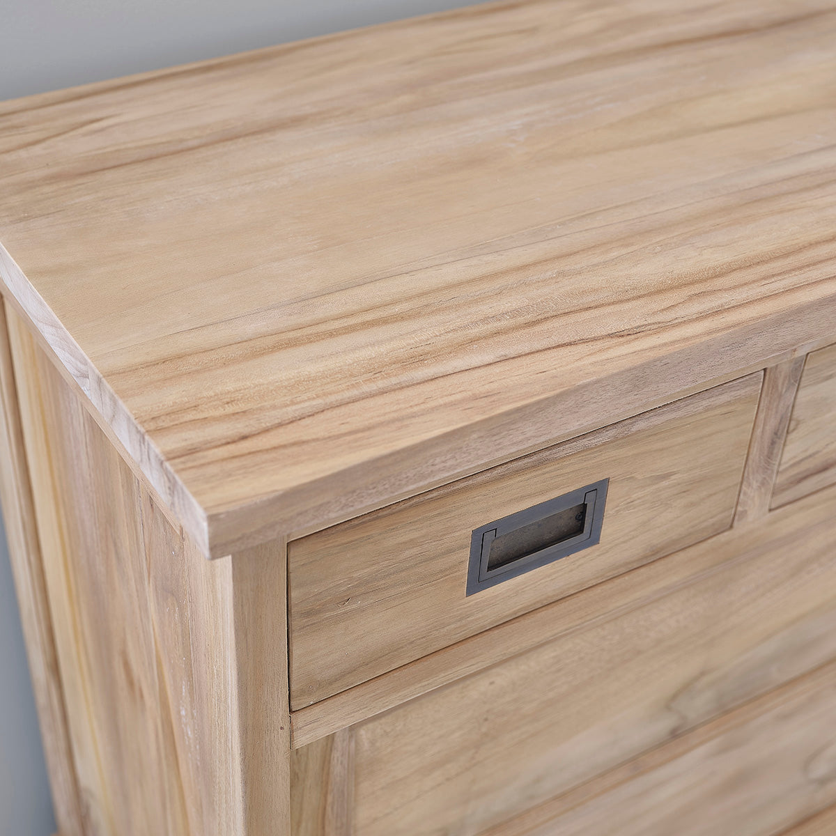 Berah Getah Boston buffet teck 150 cm portes coulissantes