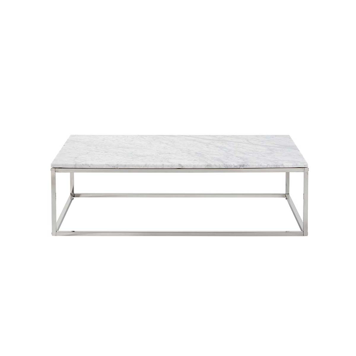 Berah Getah Salon table basse marbre métal 120 cm