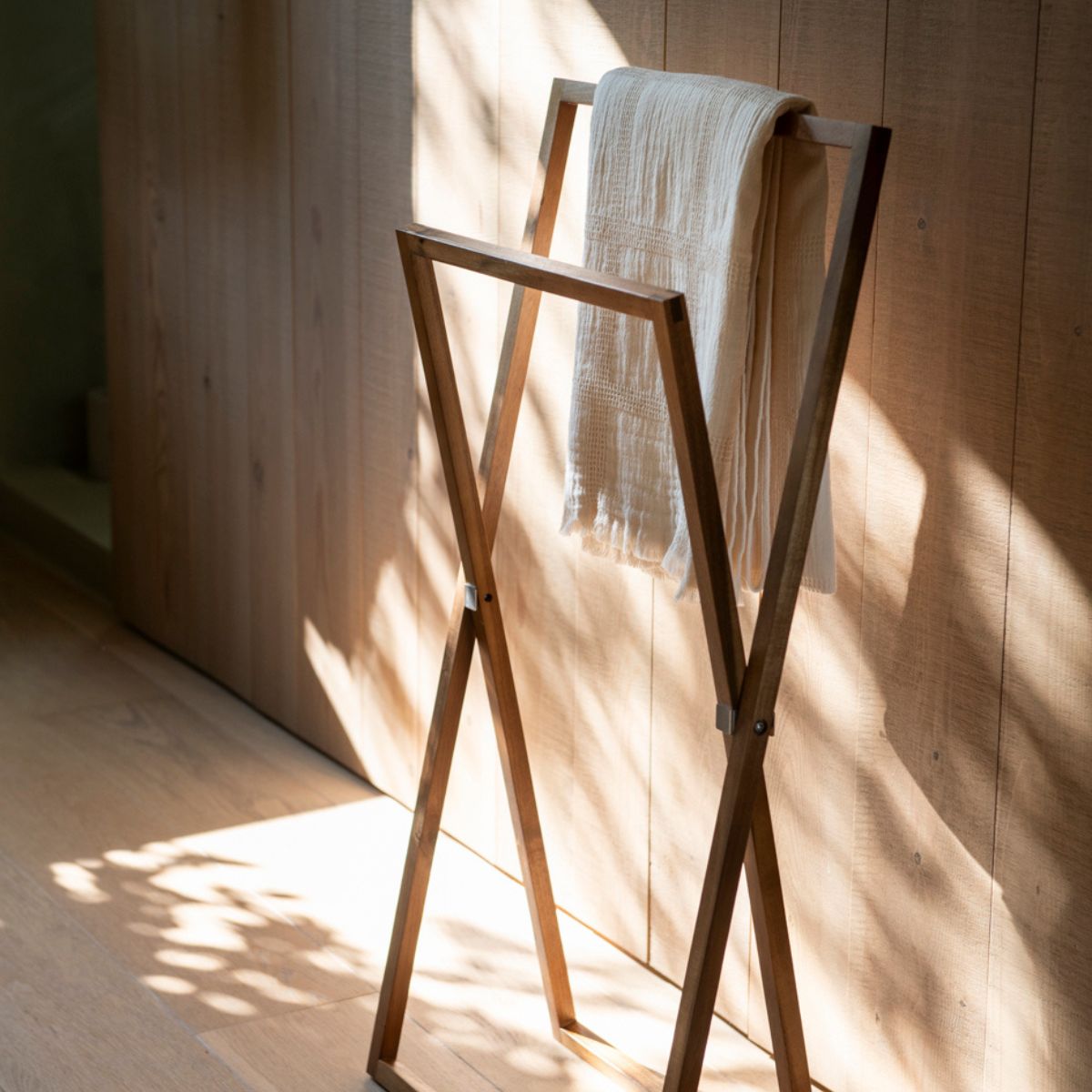 Andrea House Baño porte-serviettes bois acacia pliant