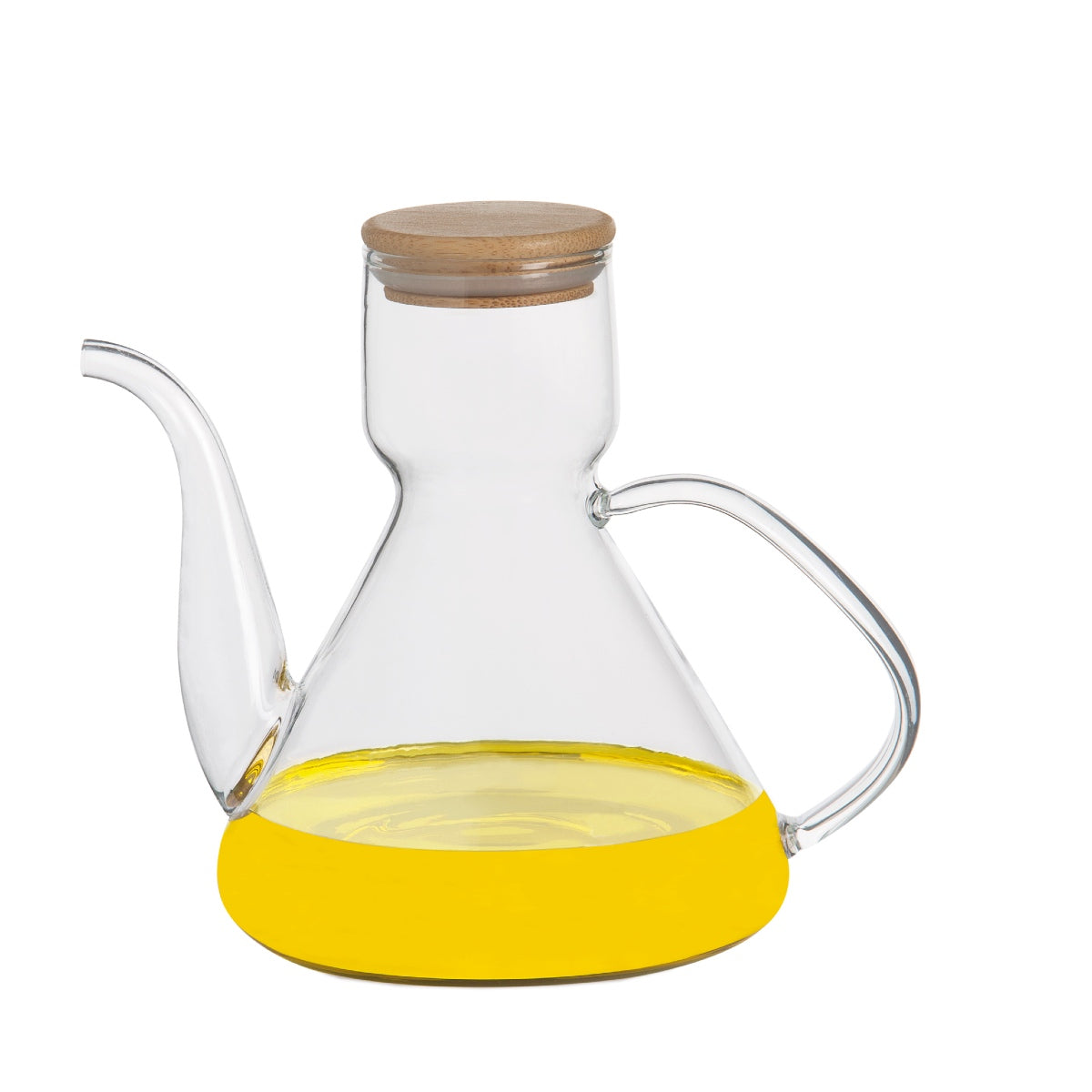 Andrea House huilier verre et bambou classique