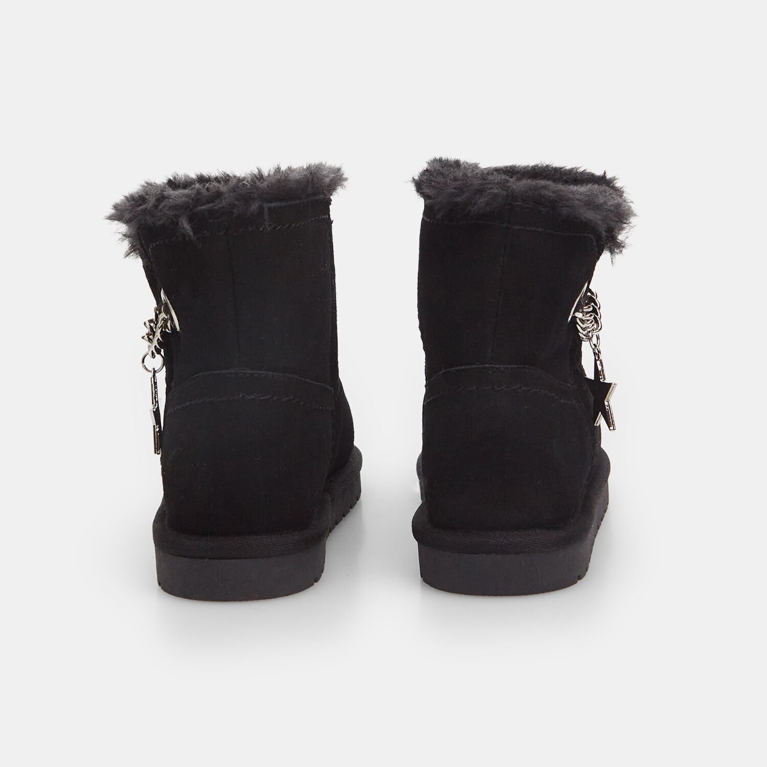 Bata Bottines bottillons fille suède chaîne étoile