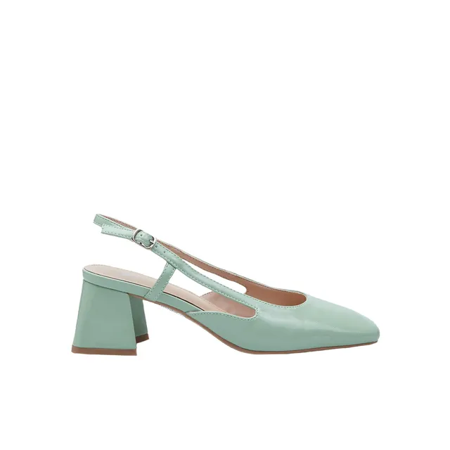 Bata Slingback femme talons verts 36 EU confortable