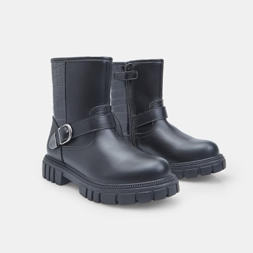 Bata Bottine fille 33 EU boucle imprimé crocodile