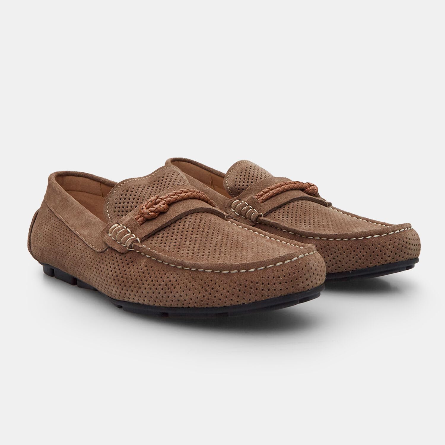 Bata Mocassins homme suédine ville confort
