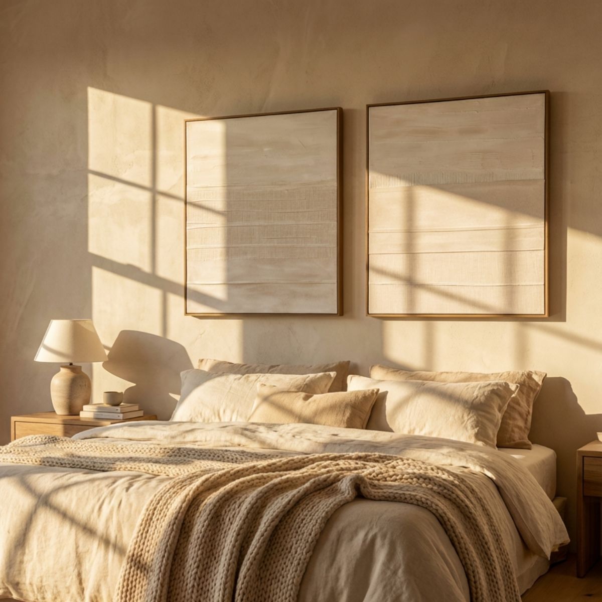 Andrea House Java tableau abstrait blanc 80x100 cm