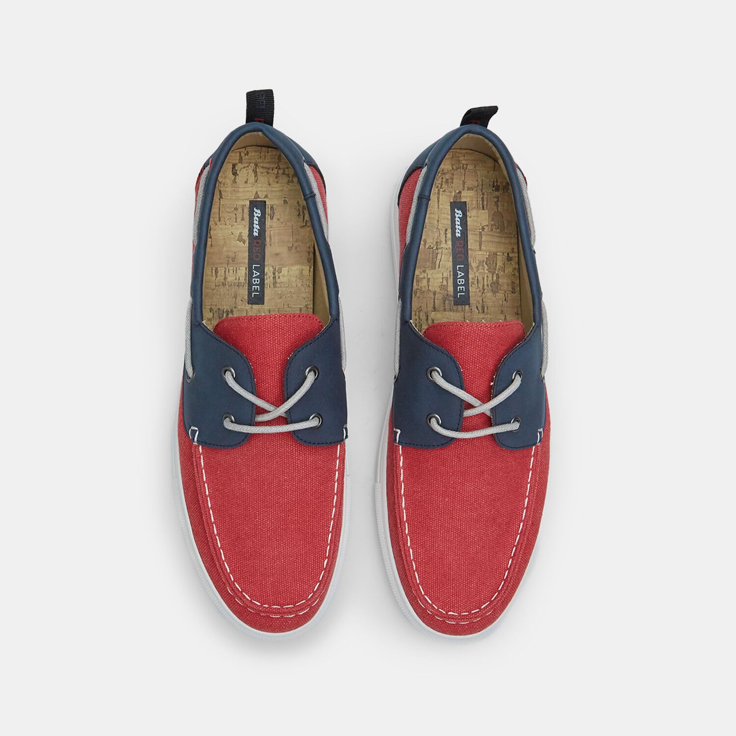 Bata Red Label mocassins bateau homme tissu