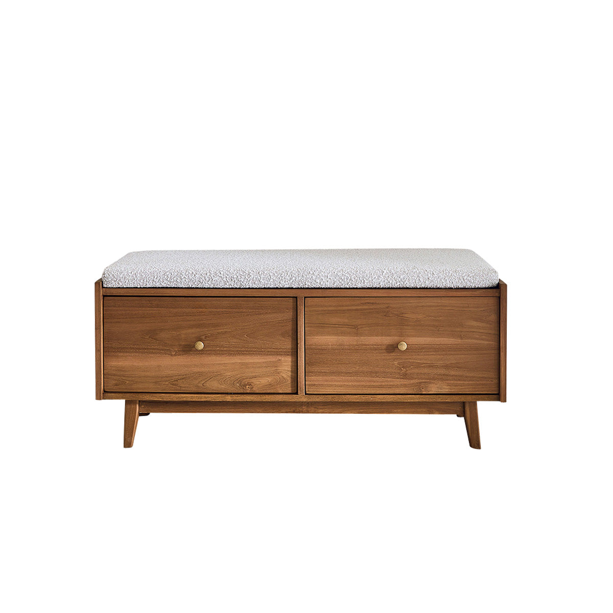 Berah Getah SERENE banc teck massif bouclette 120 cm