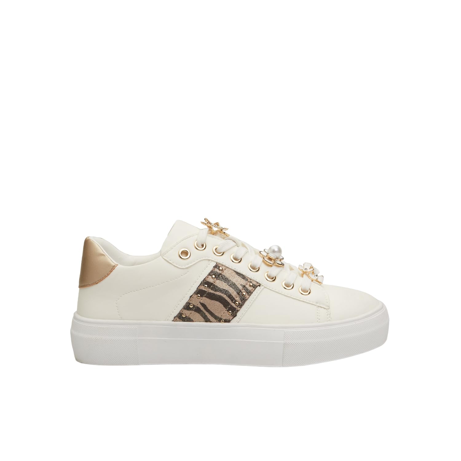 Bata Sneakers femme animalier bijou confort