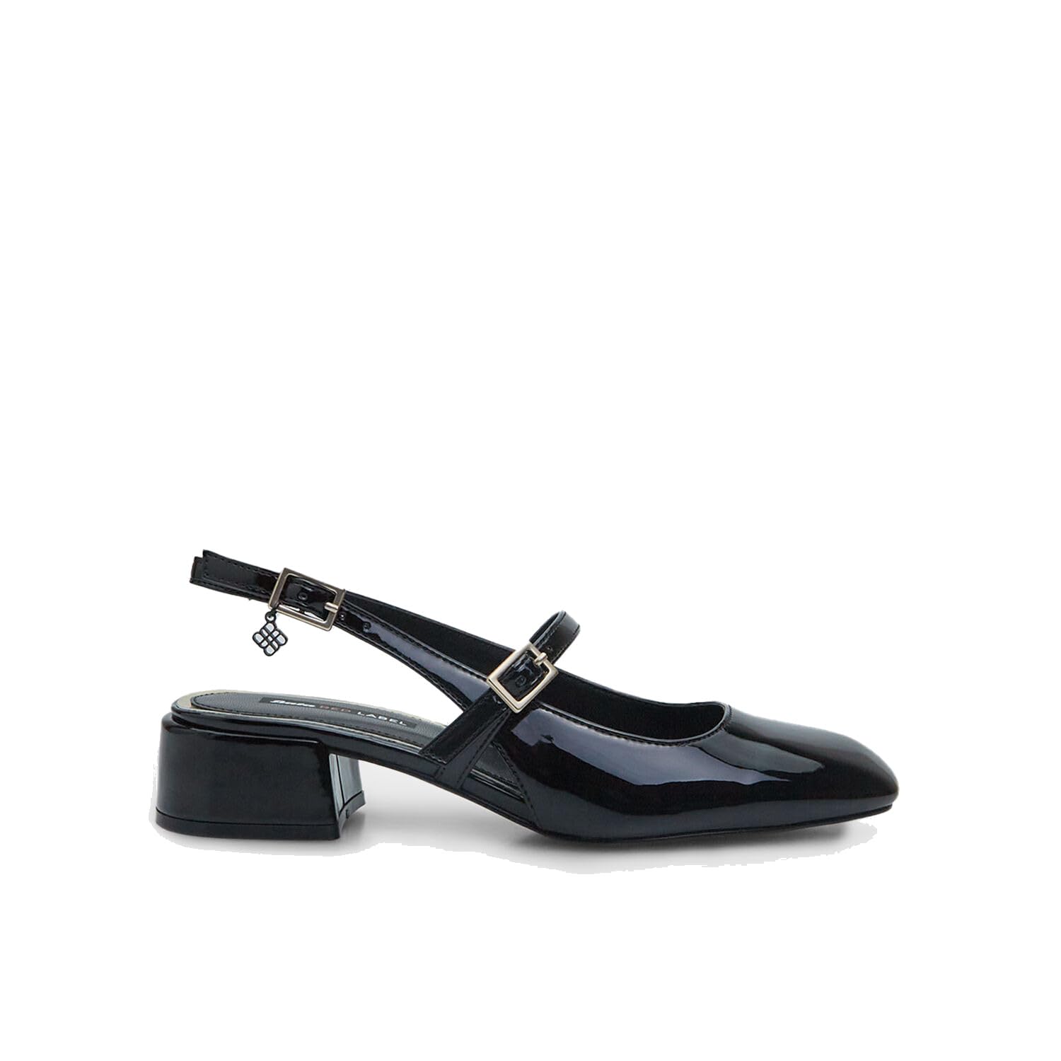 Bata Red Label Escarpins Vernis Femme Bride Arrière 3,5 cm