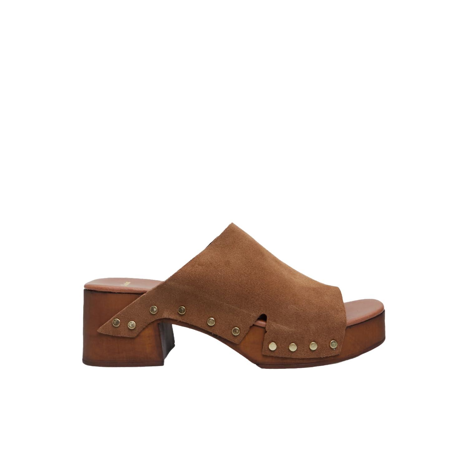 Bata Mules femme daim talon 6 cm plateforme