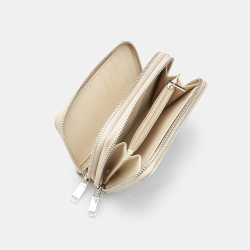 Bata Double Zip portefeuille femme pratique