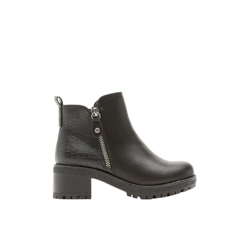 Bata Bottines Fille Simili Cuir 31 EU Zip Python