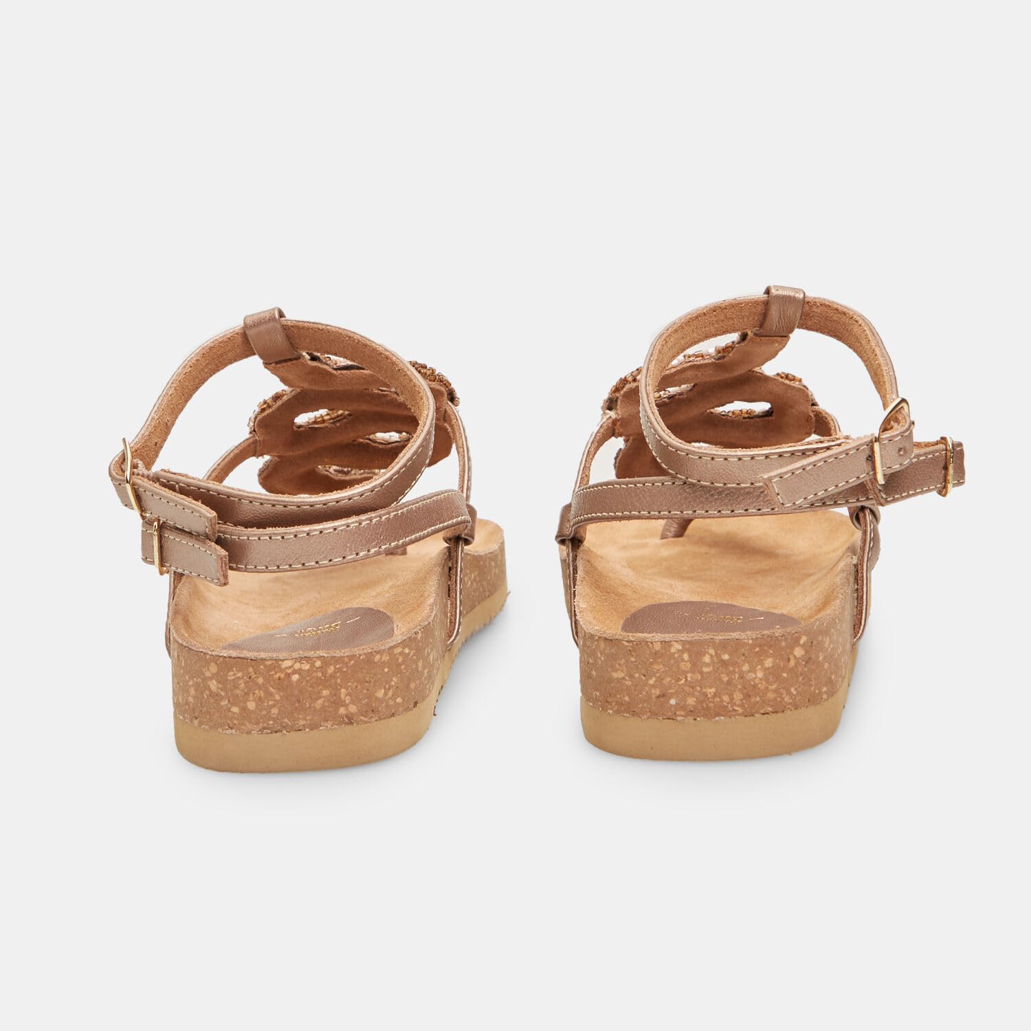 Bata Sandales cuir femme confort été