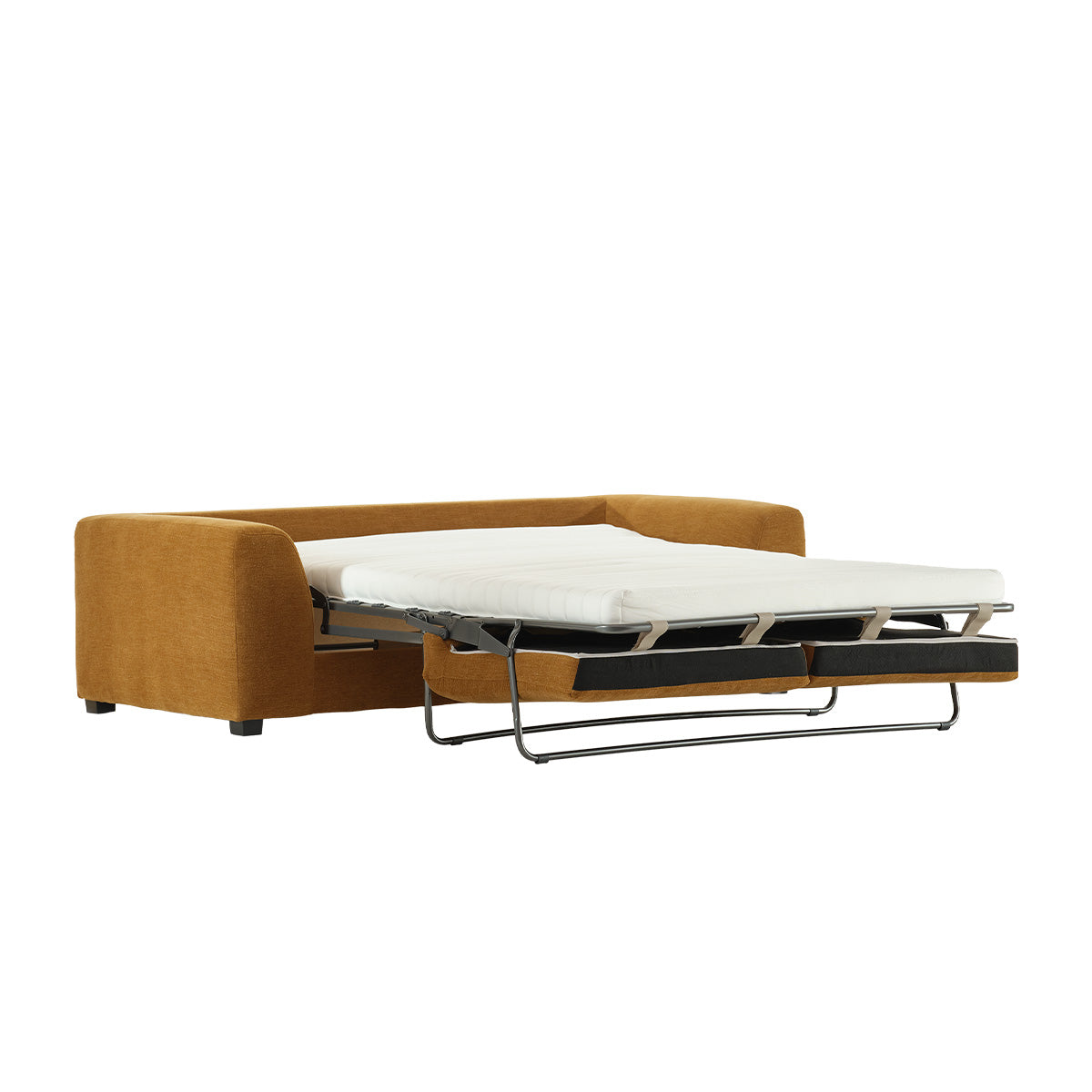 Berah Getah EDMOND canapé convertible lin bronze 3 places