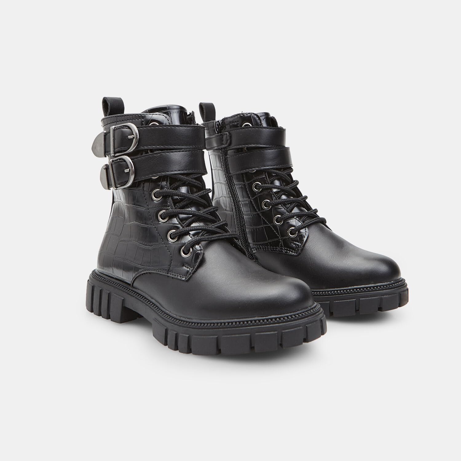 Bata Bottines fille boucles croco 33 EU