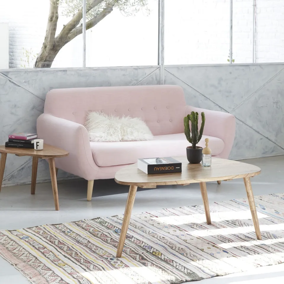 Berah Getah ODDA table basse bois 100 cm mindi