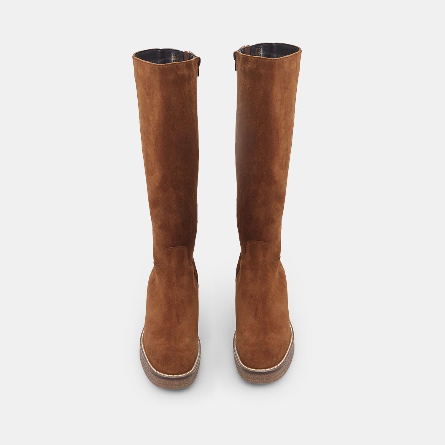 Bata Bottes Femme Cuir Velours Talon 8 cm
