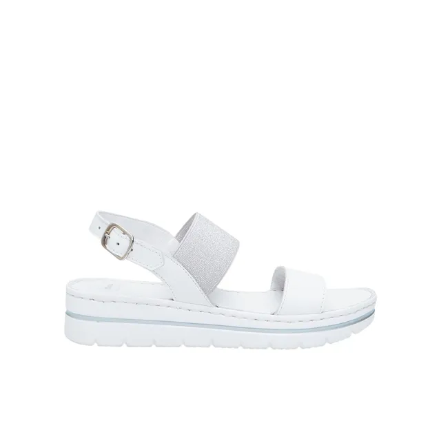 Bata Sandales cuir femme plateforme 3,5 cm