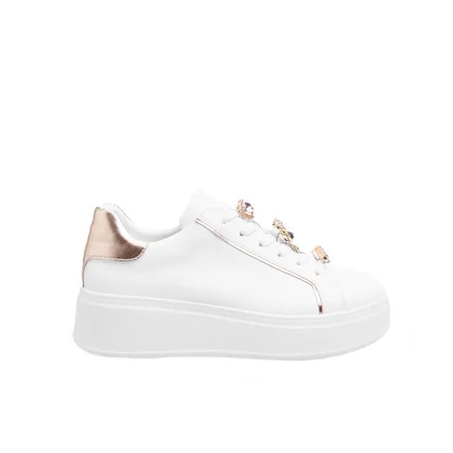 Bata Sneakers femme blanche 35 EU bijou