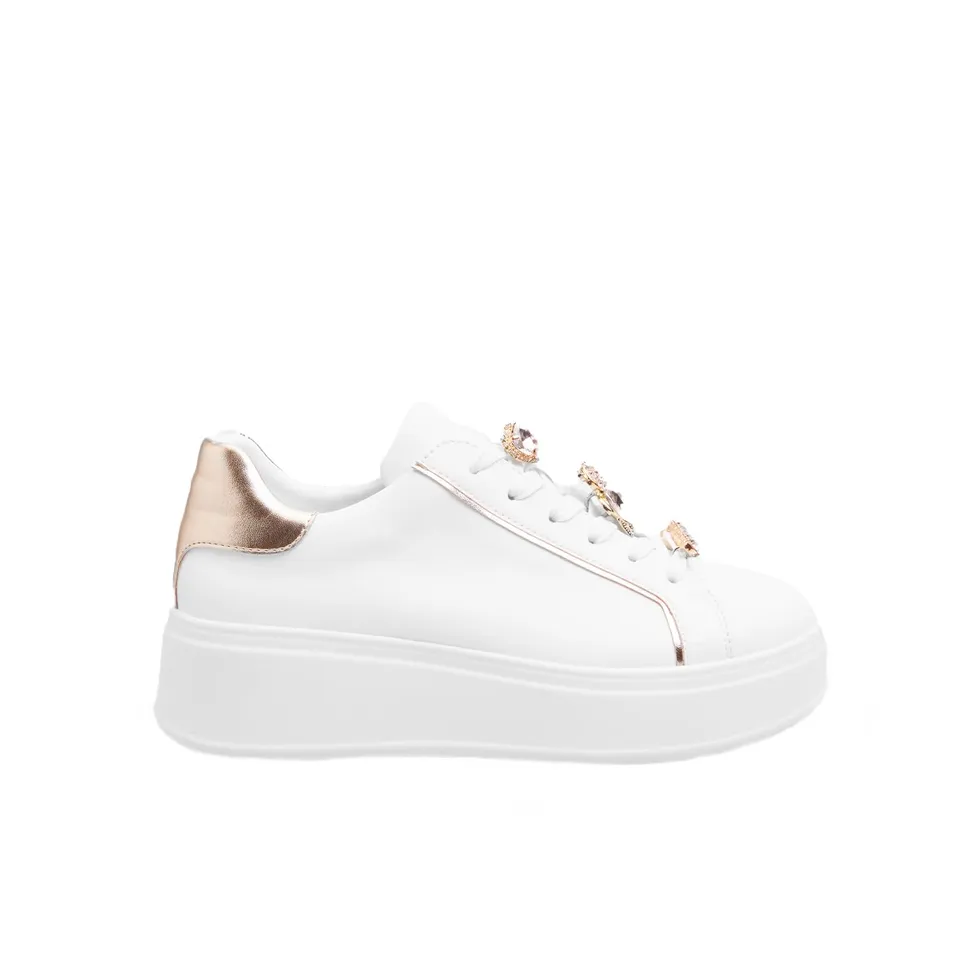 Bata Sneakers femme blanche 35 EU bijou