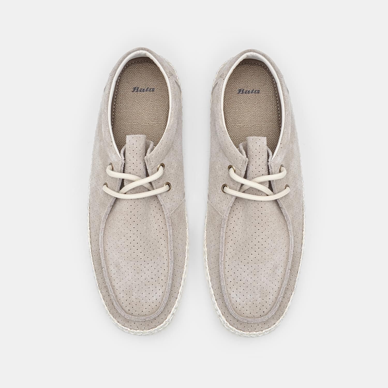 Bata Espadrilles daim gris 40 EU homme femme