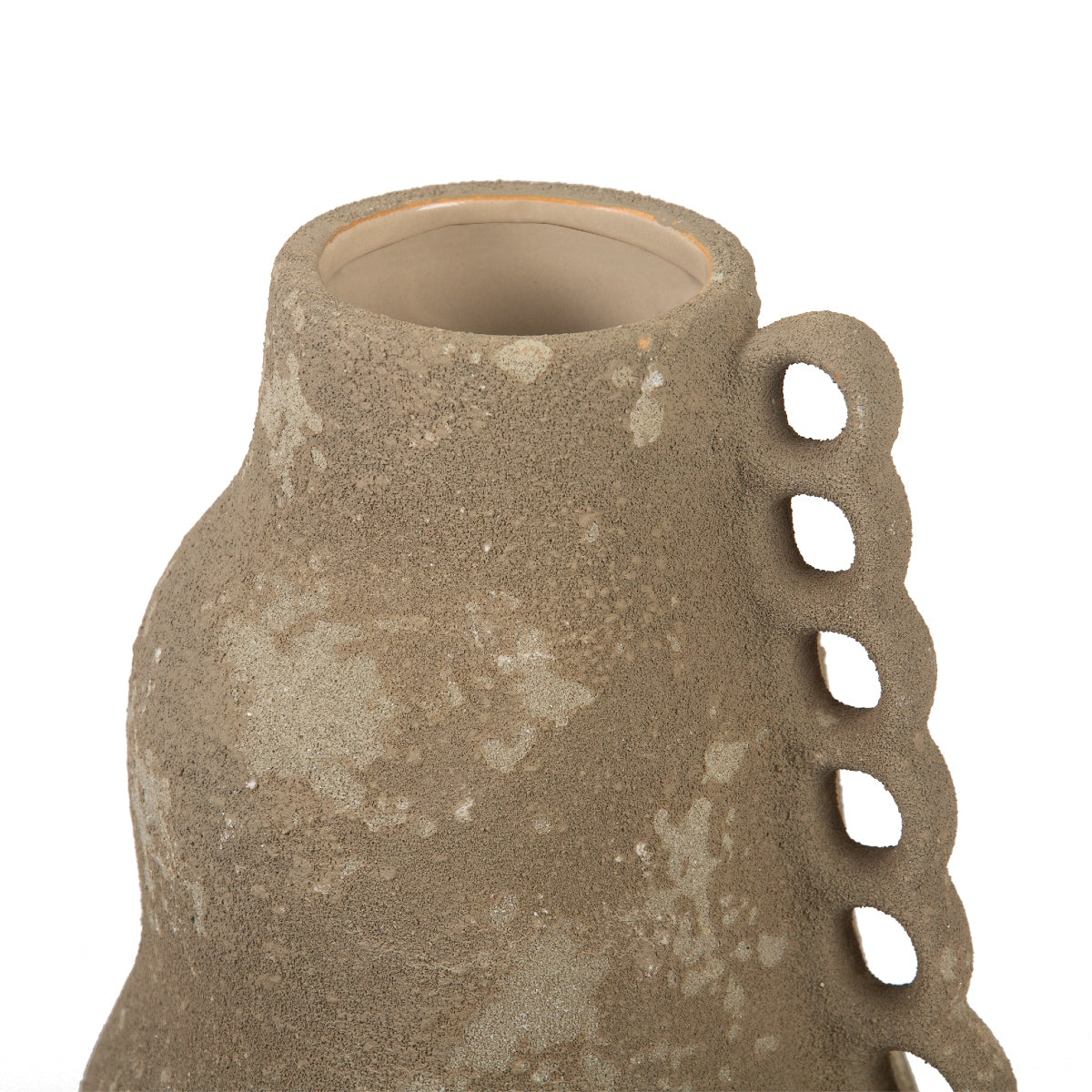 Andrea House Decoración vase céramique marron Atacama 23
