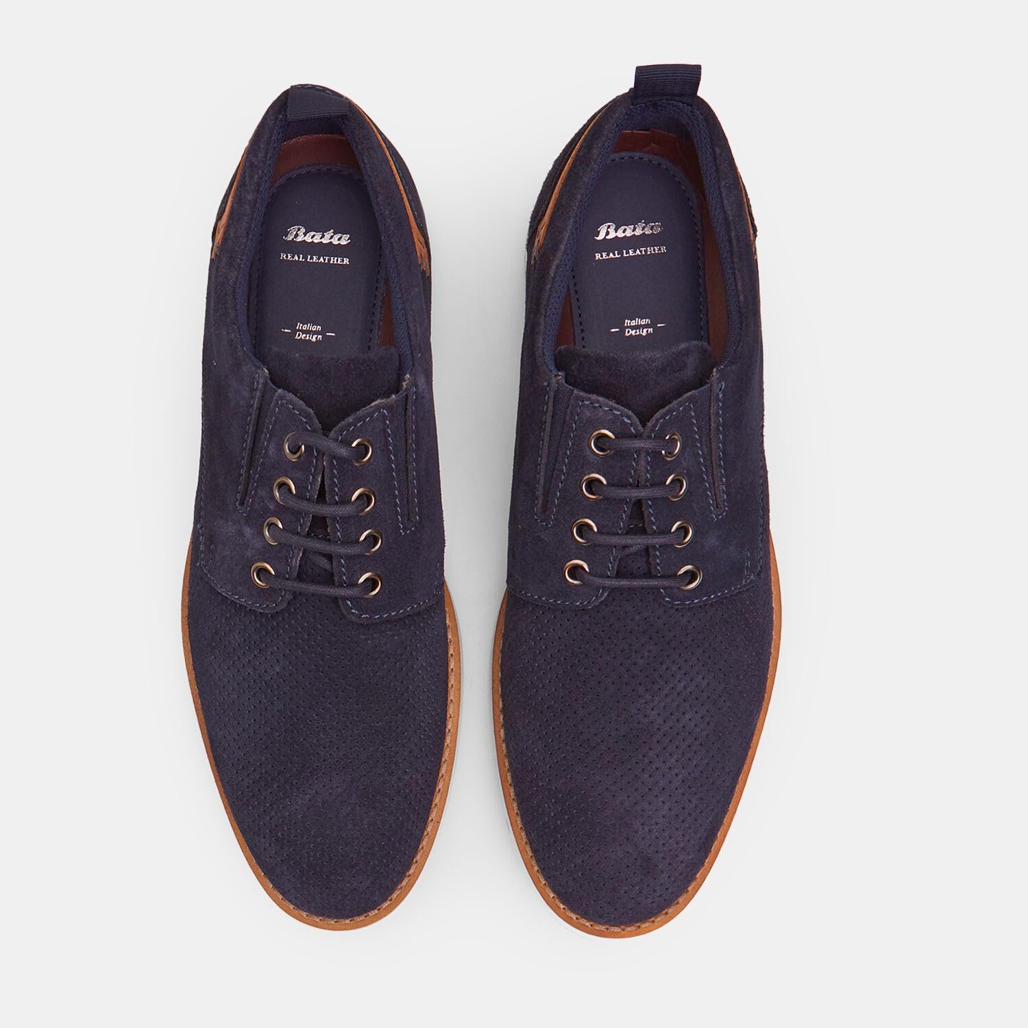 Bata chaussures à lacets homme suède ville