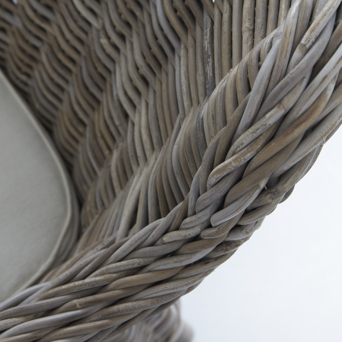 Berah Getah Atlantic fauteuil rotin tressé salon coussin