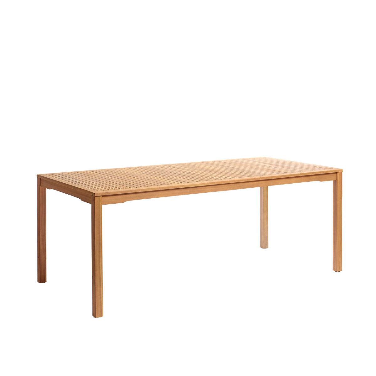 Berah Getah Milos table de jardin acacia 200 cm huilé