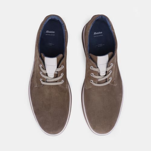 Bata Chaussures à lacets homme derbies suède classiques