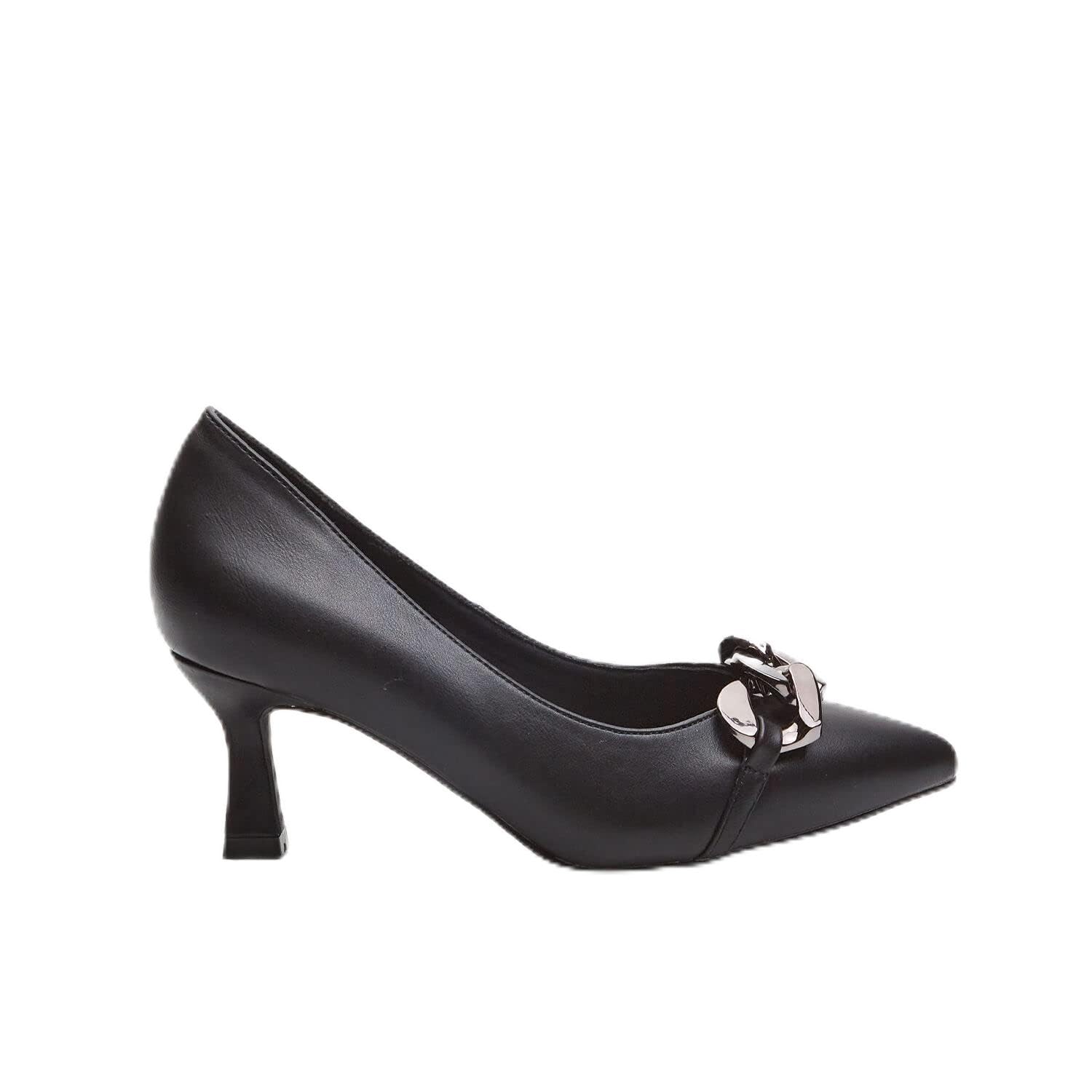 Bata Escarpins femme talon moyen à chaîne