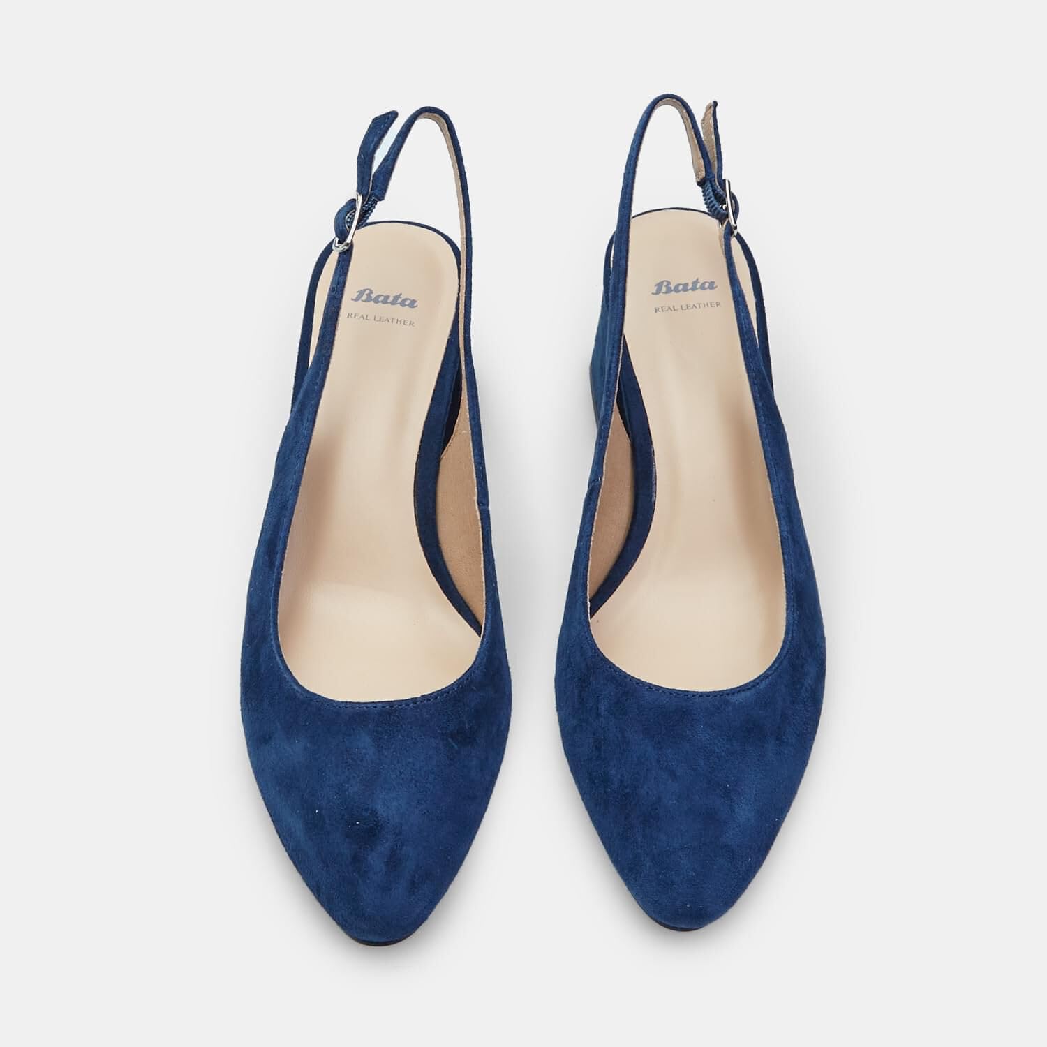Bata Chaussures à talons slingback femme daim 38