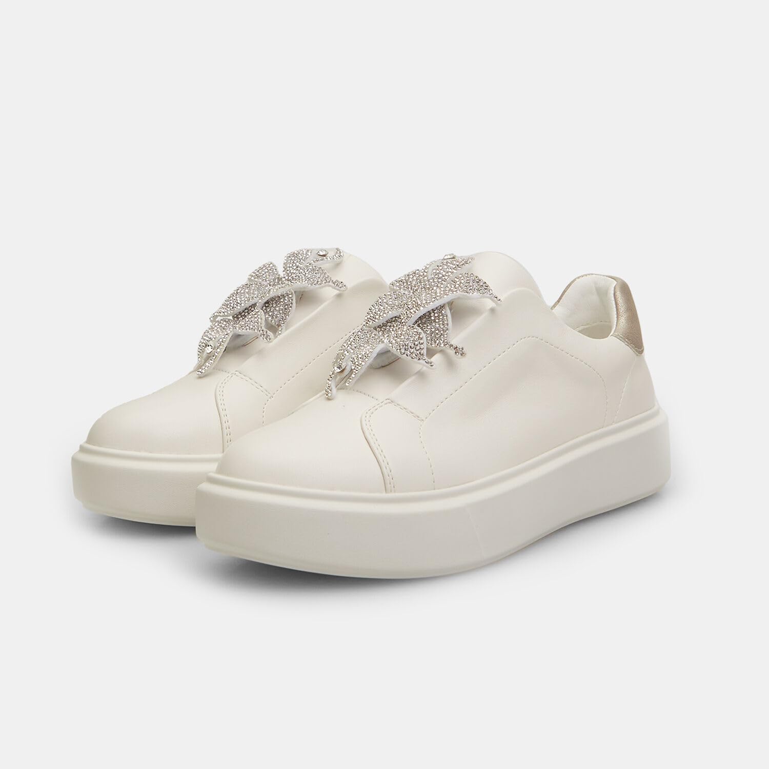 Bata Sneakers Femme Strass Usage Quotidien
