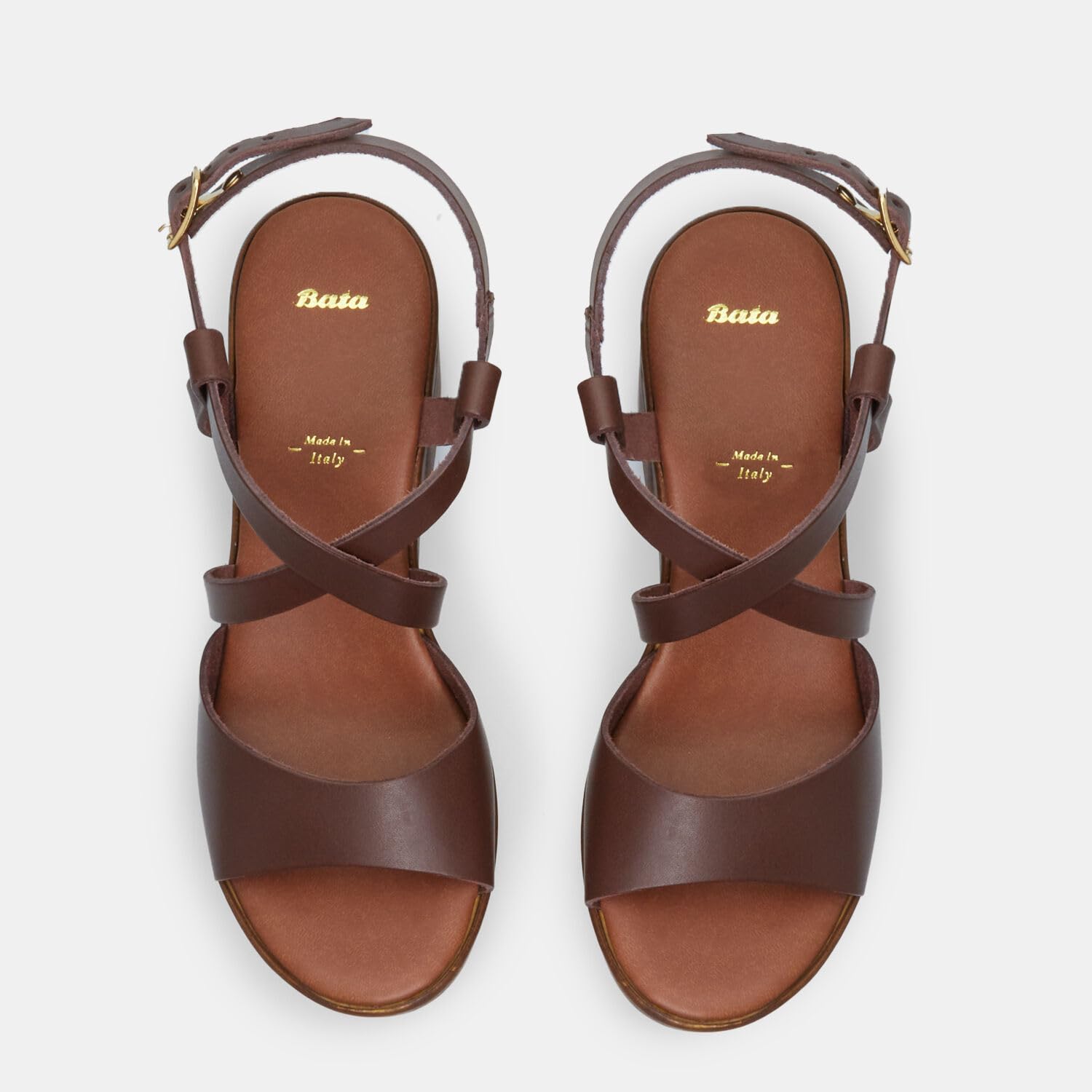 Bata sandales cuir femme talon 8,5 cm habillé