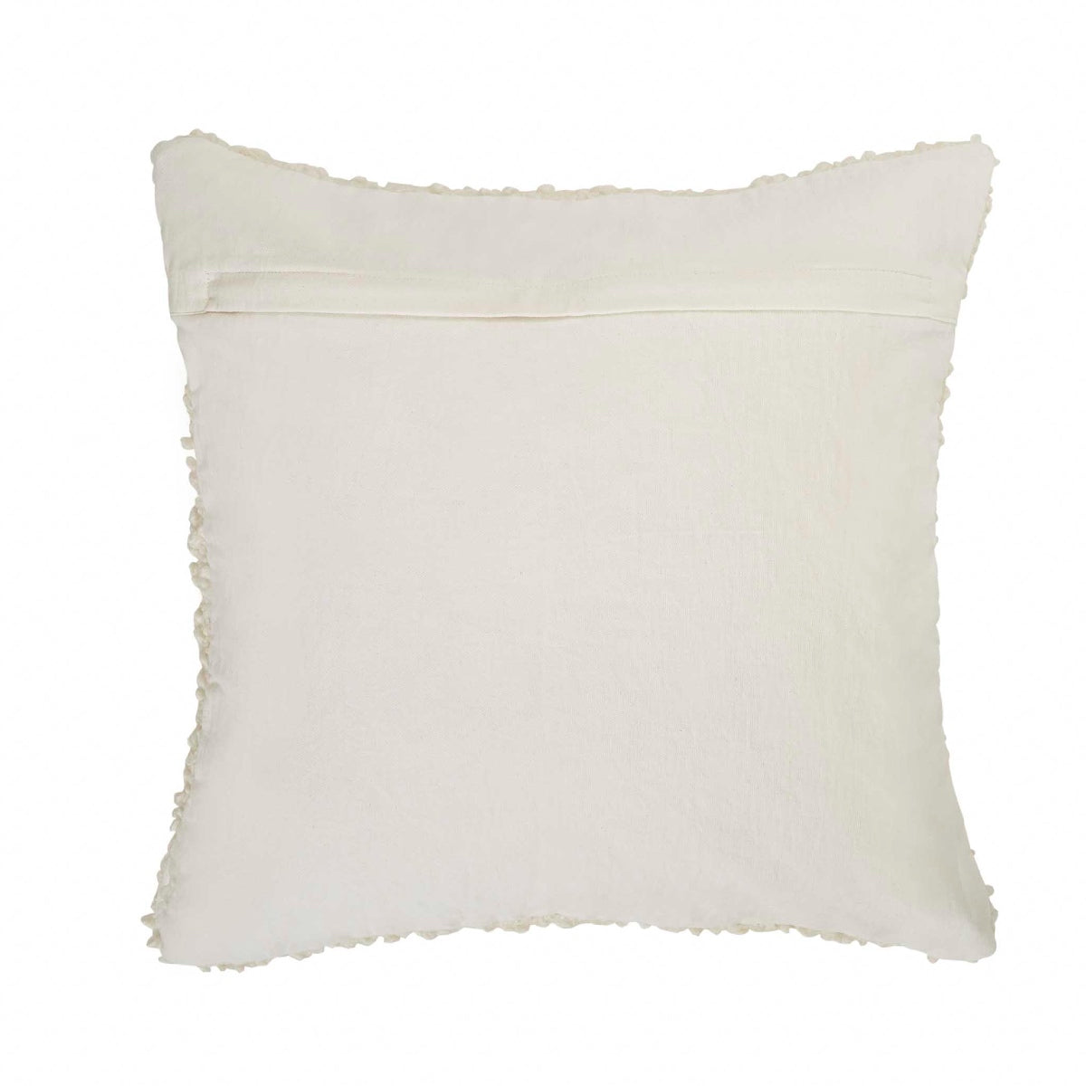 Andrea House Textil coussin bouclé blanc 50x50