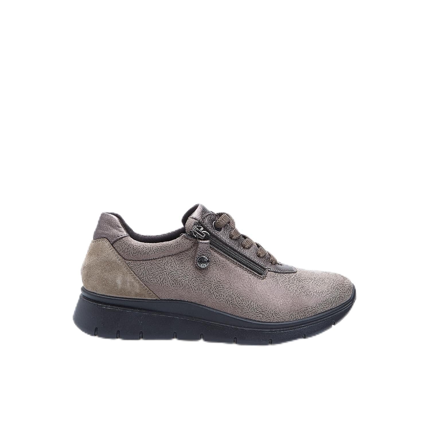 Bata Chaussures à lacets zippée femme confortable
