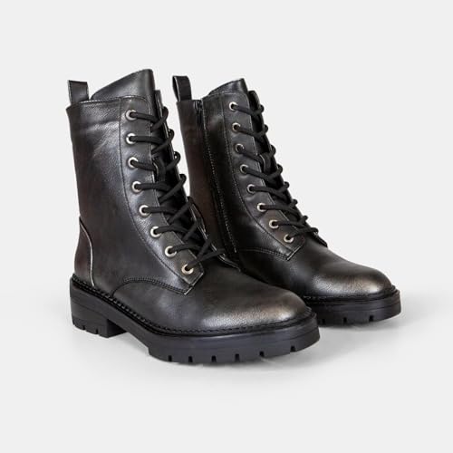 Bata boots argentées femme bottes brillantes