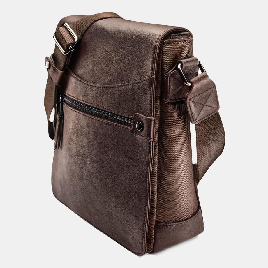 Bata Sacs sacoche bandoulière homme marron zippée
