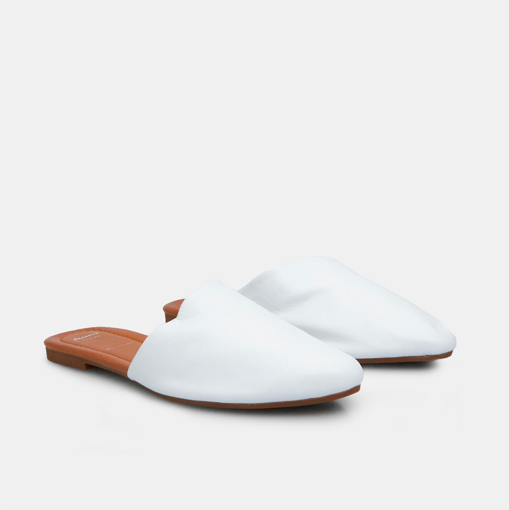 Bata Mule plate femme cuir sandales d’été