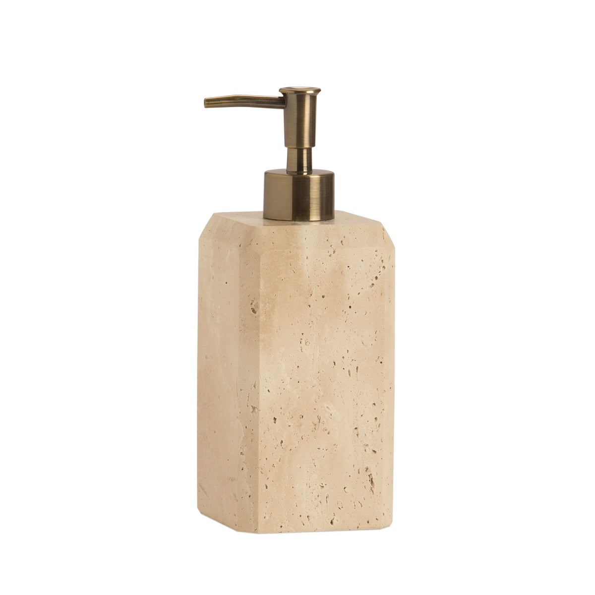 Andrea House Baño distributeur savon marbre travertin