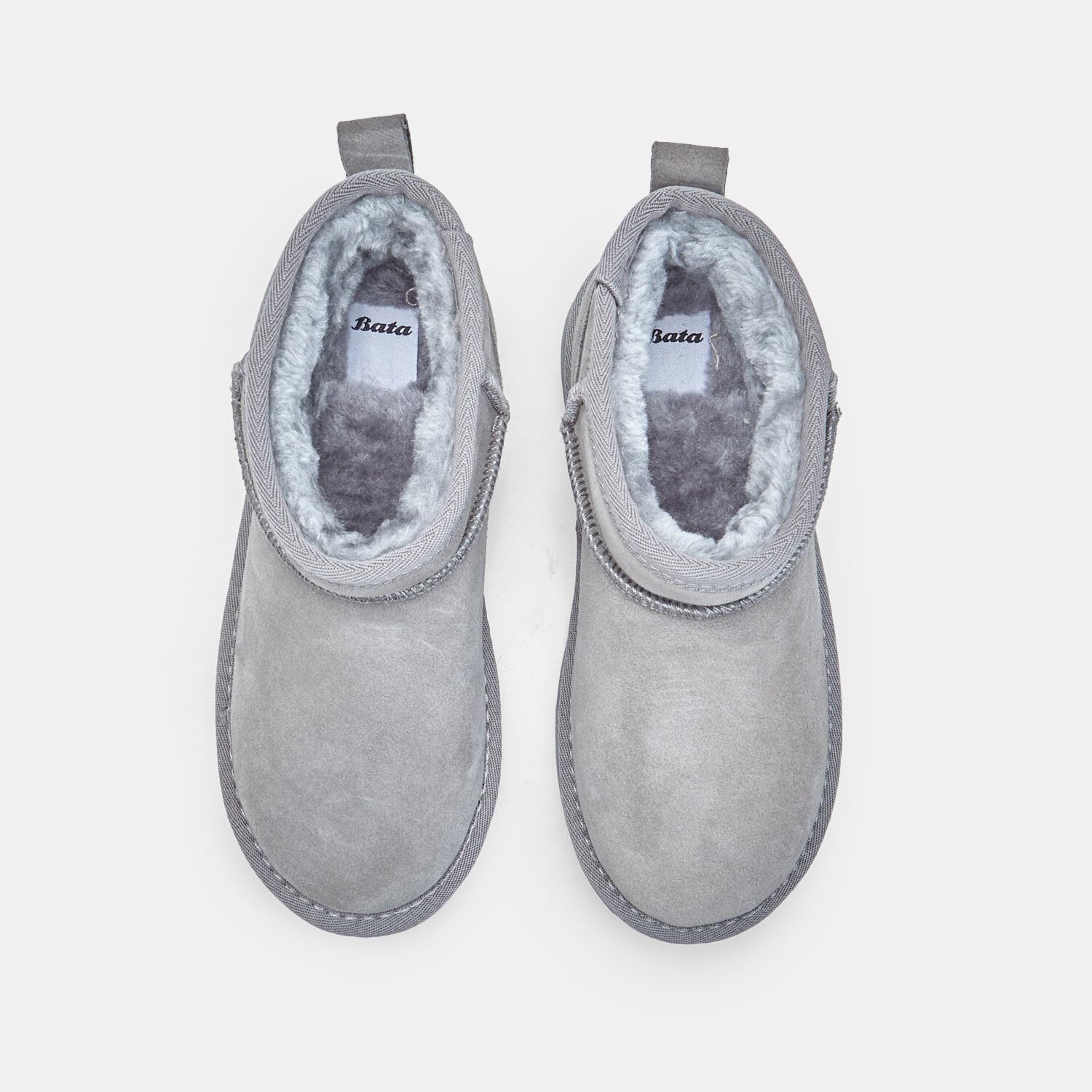 Bata Bottines fille bottine fourrure Grigio 33 EU