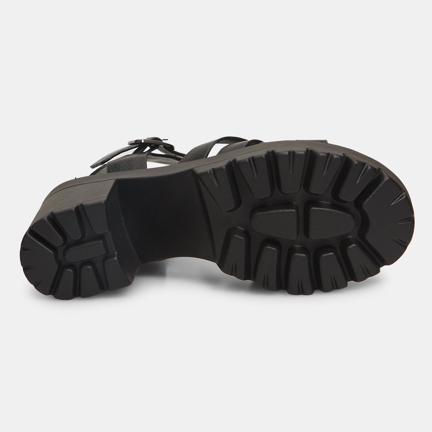 Bata Sandales femme à talon semelle crantée sandales
