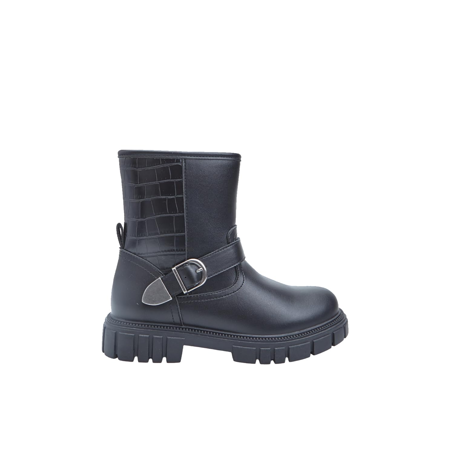 Bata Bottine fille 33 EU boucle imprimé crocodile