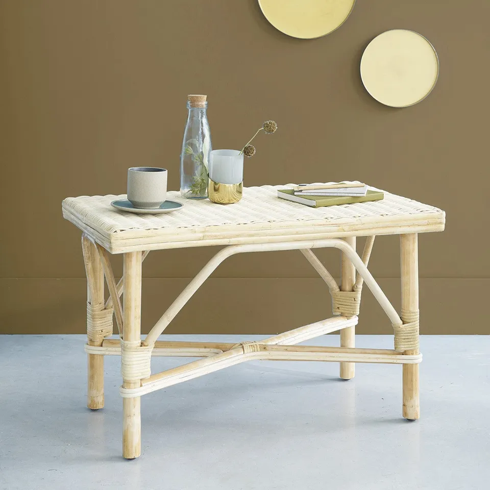 Berah Getah Albane table basse rotin naturel