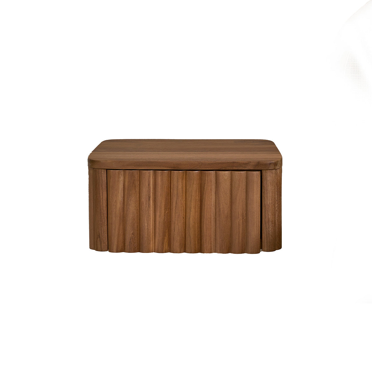 Berah Getah Chambre Belize Chevet suspendue teck 45 cm