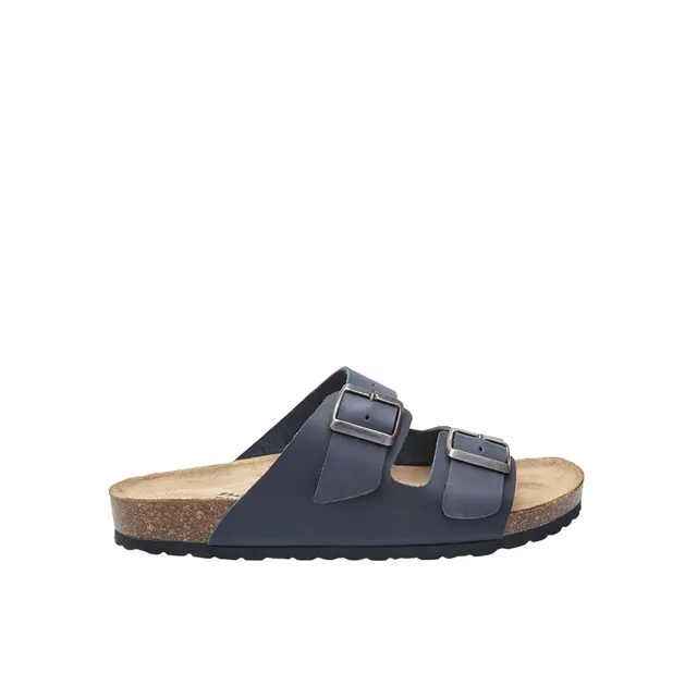 Bata mules homme nubuck marron confort