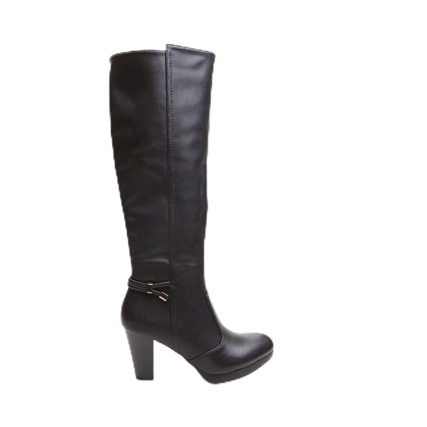 Bata Bottes hautes femme talon large