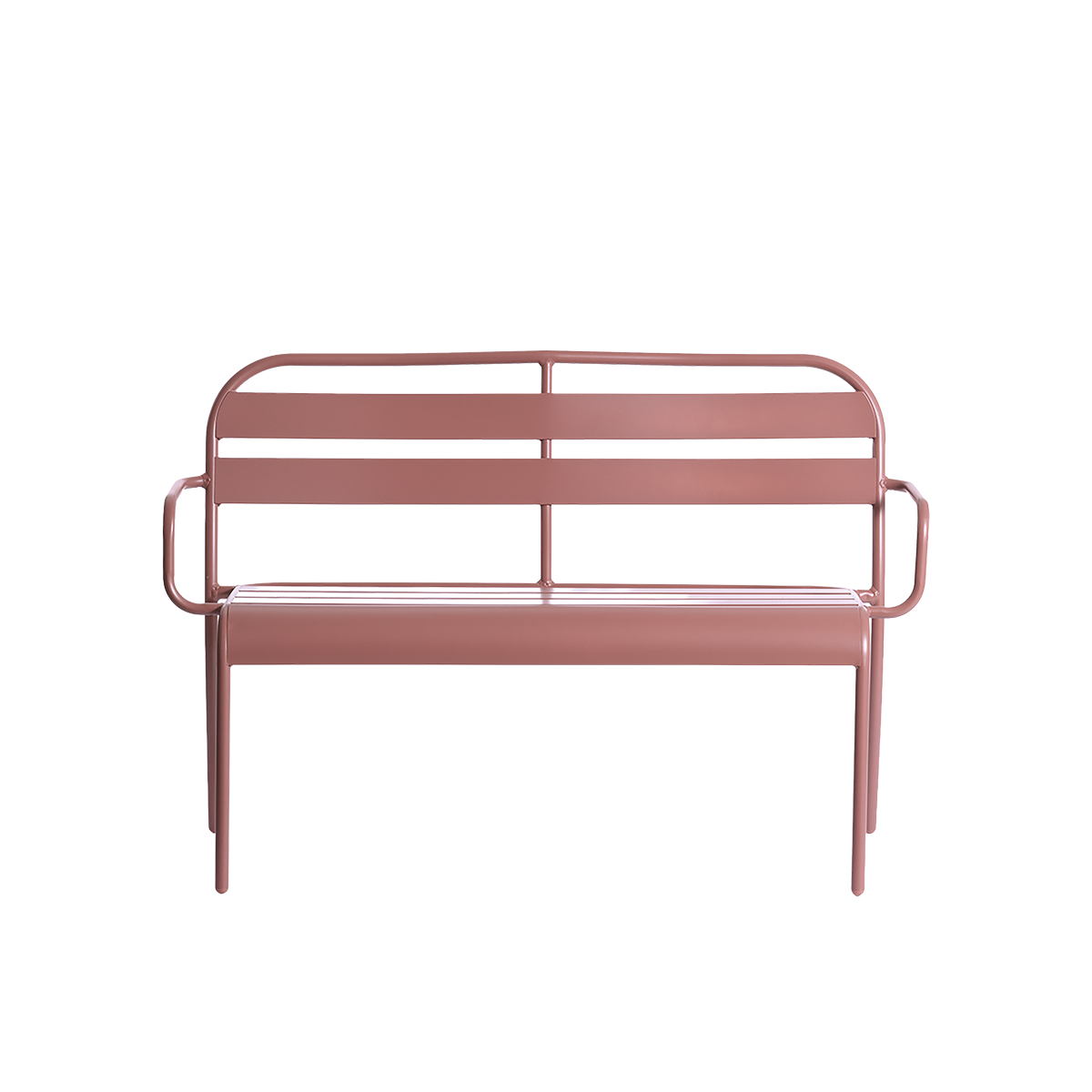 Berah Getah ZEPHIR banc jardin alu framboise 118 cm