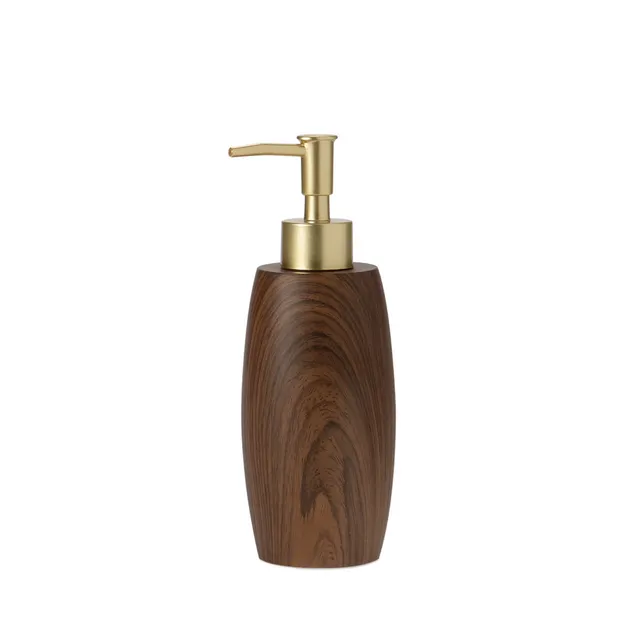 Andrea House Baño distributeur savon résine marron